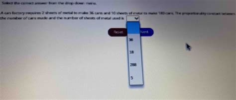 can factory requires 2 sheets of metal to make 36 cans 10 sheets 